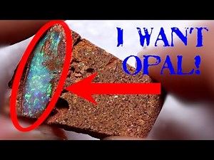 Boulder Pipe Opal Extractions Are Never Easy