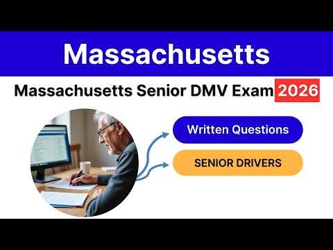 Massachusetts Senior DMV Practice Exam 2026 | 20 Updated Written Questions for Senior Drivers