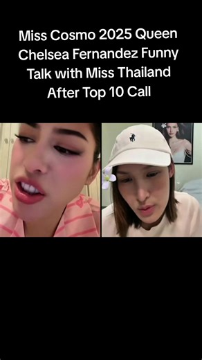 Chelsea Fernandez's Fun Interview with Miss Thailand 2025