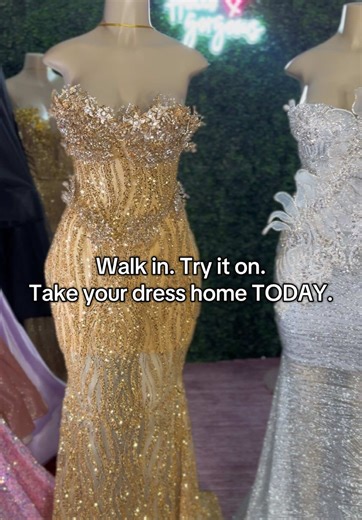 New Pre-Made Prom Dresses Available Now