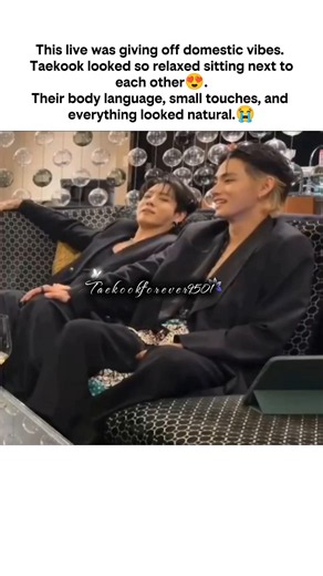 Taekook looked so relaxed sitting next to each other😍#taekook #shortvideo