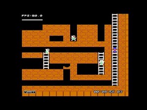 Lode Runner (NES 1984) Complete Game Stage 1~Stage 10