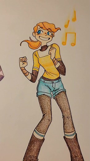 getting back into coloring :] #tmnt #tmnt2012 #tmntoc #apriloneil #oc #originalcharacter