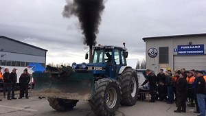 Tractor and Equipment on Reels