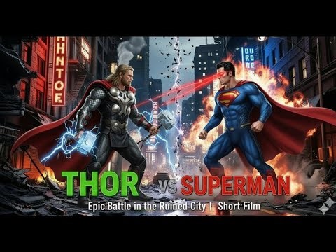 Thor vs Superman 🔥 Full Animated Battle | Episode 3 | Epic Marvel vs DC Fight