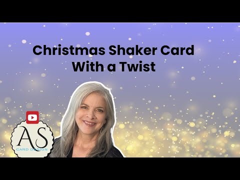 ❄️💙Shaker Card! Christmas Blue Sparkle