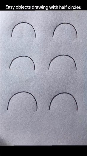 Soshi on Instagram: "Drawing Easy objects drawing with half circle#drawing #Foryou #artsandcraftsph #arteducation#trending #artofinstagram #drawingisfun #drawingoninstagram"