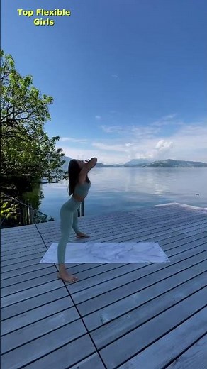 Top Daily Flexibility & Relaxing. Stretching. Yoga and Gymnastics. Fitness Flexible Girls. #shorts.
