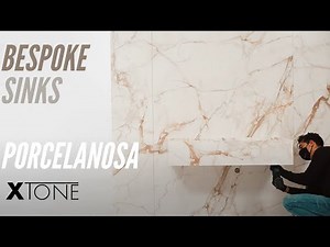 How to Install a Bespoke Porcelain Sink by Porcelanosa Xtone