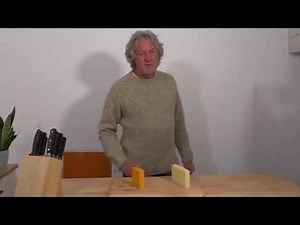 James may slams cheese on a table