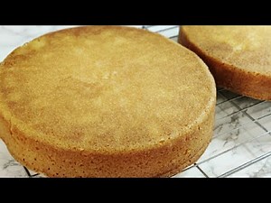 Easy Vanilla Cake Recipe | Simple, Moist and Fluffy Vanilla Cake Recipe | Step by Step Baking