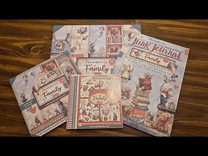 Adorable Family Collection from Stamperia for Journaling & Papercrafting - Unboxing & Flip-throughs