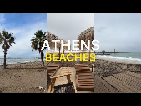 Visiting beaches in Athens, Greece!