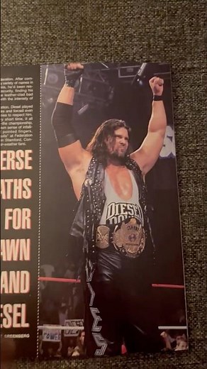 Vintage WWF Magazine with Big Daddy Cool Diesel Kevin Nash WWF WWE WCW TNA NWO #wwe #prowrestling
