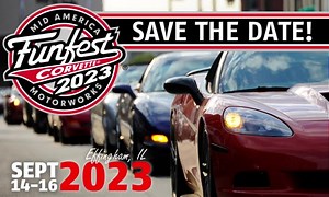 1.5K views · 35 reactions | Mark your calendars! #CorvetteFunfest 2023 is slated for September 14-16! Learn more and stay up to date on the latest Funfest news at www.corvettefunfest.com! #CorvettePassion #Corvette #MidAmericaMotorworks | Mid America Motorworks: Corvette | Facebook