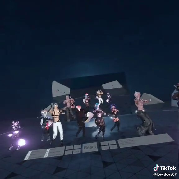 mmd dance world quest/pc. The more friends the better♡ #foryourpage #vrchat #furrytiktok #mmddance