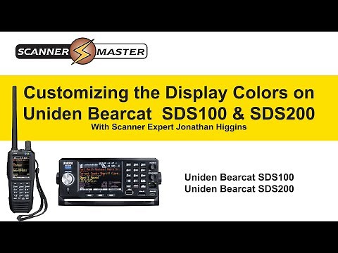 Uniden Bearcat SDS100 & SDS200 | Customizing the Display Colors