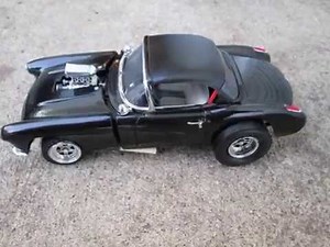 1957 Corvette Gasser Mpc kit 1/25 scale built