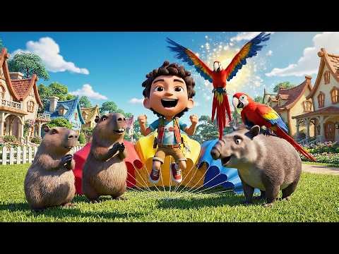 Diego’s Four Little Rescue Parachutes Go | Nursery Rhymes for Kids | Baby Songs & Toddler Learning