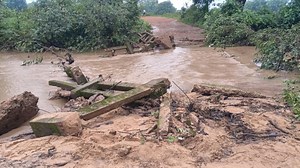 Heavy rains wash away bridge in Odisha’s Sunabeda Wildlife Zone; IMD forecast sparks concerns