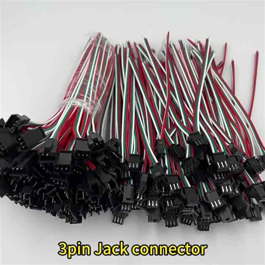 3 Pin SM Male Female Wire Quick Connector Cable JST Connectors Led Strip Connector
