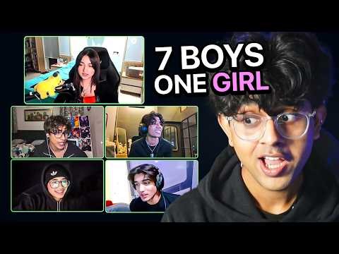 I hosted a 1 Girl vs 7 Boys E DATE | ft CitySushi