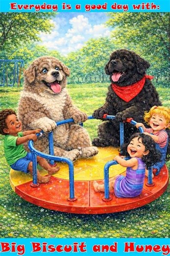 Big Biscuit and Huney, it's a good day