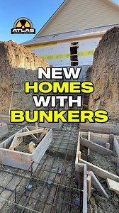 Building New Homes with BUNKERS INCLUDED! #atlassurvivalshelters #survivalshelter #bombshelter #falloutshelter #bunker #saferoom #panicroom #bunker #doomsdaypreppers #shtf #prepper #preppergear #survivalskills | Atlas Survival Shelters