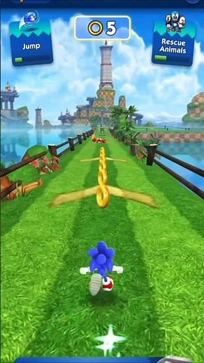 Sonic the Hedgehog Gameplay 🔥⚡ | Insane Speed! #shorts #sonic #sonicthehedgehog