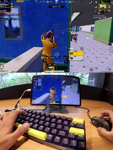 Keyboard & Mouse Player Dominating Lobby #pubgmobile #pubgclips #1vs4 #bgmi