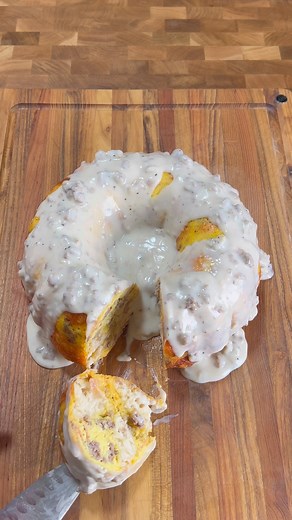 107K views · 519 reactions | This dish changed my breakfast game! CJ shows you how to make an amazing breakfast bundt cake! | Family Style Cooking | Facebook
