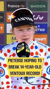 Pieterse hoping to break 14-year-old Ventoux record!