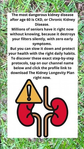 What Is CKD? The Silent Kidney Disease After 60