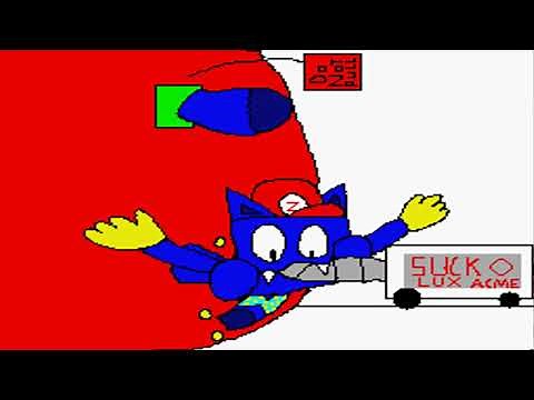 Zippy The Blueberry Cat Suck O Lux Vaccuum Inflation (Roger Rabbit Inflation)