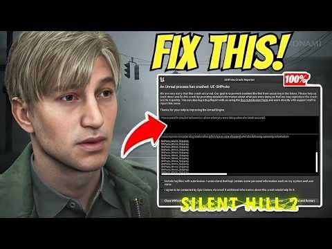 How to Fix Silent Hill 2 Remake SHProto Crash Reporter Error｜UE SHProto Error Fix