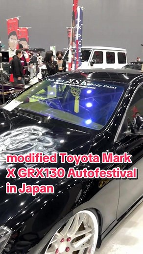 Modified Toyota Mark X GRX130 Autofestival in Japan