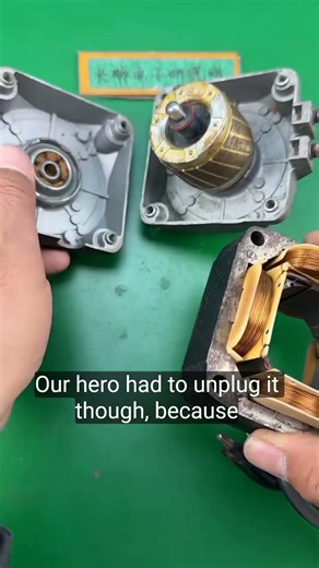 Small motor without capacitor #diyrepair #diy #shorts