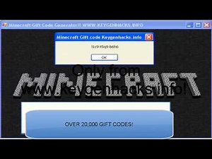 MINECRAFT FOR FREE|AUG 2012| Minecraft Gift Code Generator