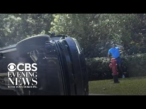 Tiger Woods charged with DUI after rollover crash in Florida