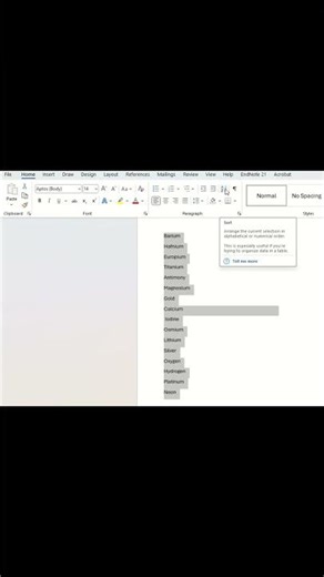How to Sort Lists Alphabetically in Microsoft Word | Quick Word Tutorial