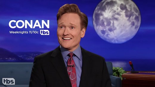 Meet the man inside the Gritty mascot during his appearance on 'Conan'