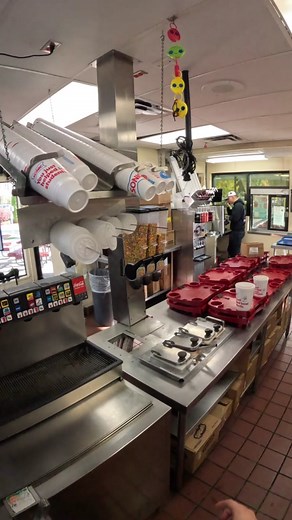 Refreshing Blue Raspberry Slushy - Fast Food Delight