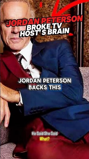 One Question Puts the Host on the Spot | Jordan Peterson Debate
