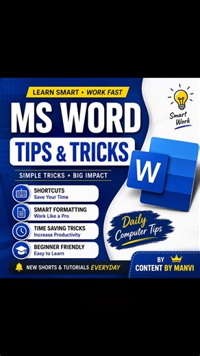 How to get 🦋 in MS Word #tricks #tips #msword #shorts