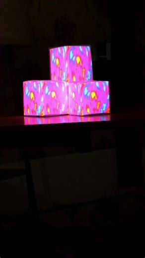 Amazing 3D Projection Mapping on Boxes! ✨ | Creative Projector Lighting