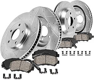 Amazon.com: Callahan Front and Rear Brake Kit For 1997 1998 1999 2000 2001 2002 2003 2004 Porsche Boxster Drilled and Slotted Brake Rotors and Ceramic Brake Pads with Sensor Wires : Automotive