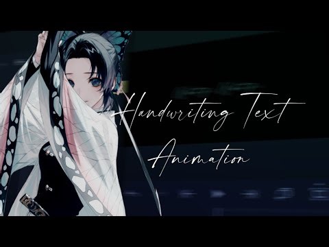 Handwriting Text Animation - Tutorial Alight Motion