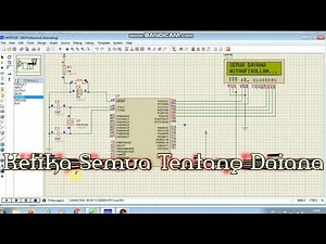 Cara program LCD 16x2 dengan Bascom AVR Proteus|| Menampilkan text dalam LCD|| Proteus simulation.