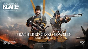 1.1K views · 36 reactions | Undeterred by threats, the Feathered Crossbowmen defend the frontier and uphold peace!  It's time to meet the first unit you will lead into battle in Conqueror's Blade: Dragonrise!  Read more and pre-order Battle Pass to unlock new unit ⬇️ https://conqblade.com/l/FeatheredCrossbowmen | Conqueror's Blade | Facebook