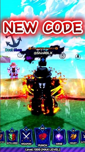 NEW Code in Arise Crossover #sololeveling #arisecrossover #roblox #shorts